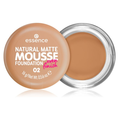 essence NATURAL MATTE MOUSSE pěnový make-up odstín 02 16 g