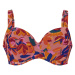 Style Luna Top Big Cup Bikini - horní díl 8769-1 neonovů cervená - RosaFaia