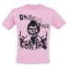 Green Day Billie Joe Zombie Tričko světle růžová