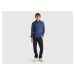 Benetton, Crew Neck Sweater In Cashmere And Wool Blend