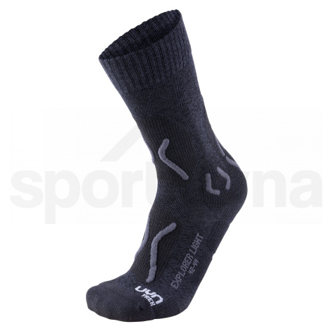 Pánské ponožky UYN Trekking Explorer Light - černá /44