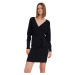 Vero Moda Dámské šaty VMHOLLYREM Regular Fit 10269251 Black