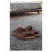 Trendyol Brown Double Buckle Women's Slippers