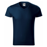 MALFINI Pánské tričko Slim Fit V-neck