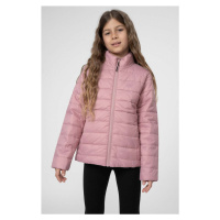 Dětská bunda 4F F073 růžová barva