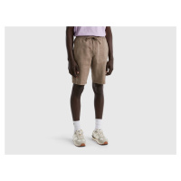 Benetton, Bermudas In 100% Linen