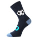 Ponožky Boma Arnold Fotbalové míče - tmavě modrá s číslem 10