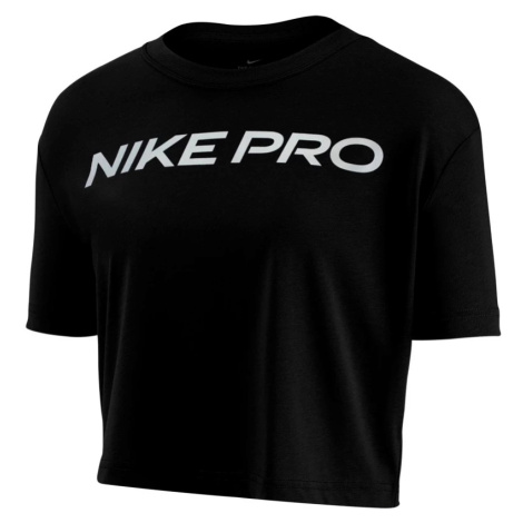 Dámské tričko Nike Dry Tee Pro SS Crop černé