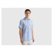 Benetton, 100% Linen Short Sleeve Shirt