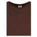 Ladies Organic Extended Shoulder Tee - brown