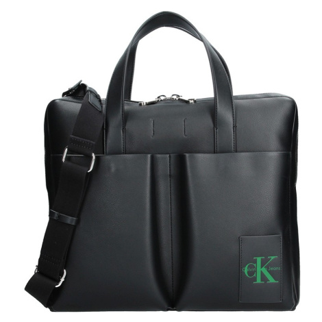 Pánská taška přes rameno Calvin Klein Satchel - černá | Modio.cz