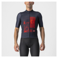CASTELLI Cyklistický dres s krátkým rukávem - 13 SCREEN - modrá