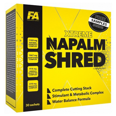 FA Xtreme Napalm Shred 30 sáčků FA (Fitness Authority)