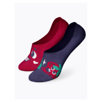 Veselé extra nízké ponožky Dedoles Šťastné jahody (DNS238) L