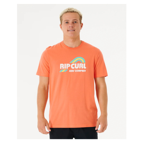 Tričko Rip Curl SURF REVIVAL WAVING TEE PEACH