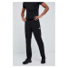 Tréninkové kalhoty adidas Essentials Stanford černá barva, s aplikací