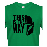 Pánské tričko ze seriálu Mandalorian - This is The Way