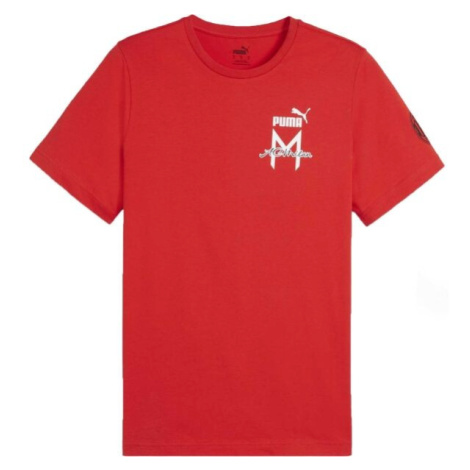Puma AC MILAN FTBLICONS TEE Pánské triko, červená, velikost