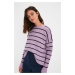 Trendyol Sweater - Lilac - Regular fit