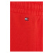 Dětské tepláky Tommy Hilfiger červená barva, vzorované