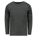 Men's slipped-over sweater anthracite