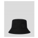 Klobouk karl lagerfeld k/autograph bucket hat černá