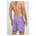 Plavkové šortky Polo Ralph Lauren fialová barva