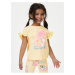 Žluté holčičí tričko s motivem prasátko Peppa Marks & Spencer