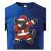 Dětské tričko Vánoční kočka - skvělé vánoční tričko
