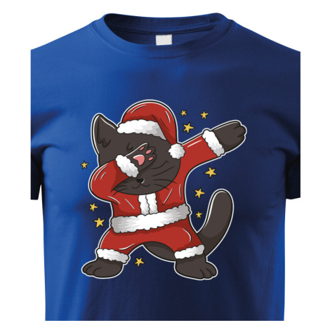 Dětské tričko Vánoční kočka - skvělé vánoční tričko BezvaTriko
