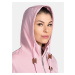 Světle růžová dámská bavlněná mikina Kilpi TARALI-W