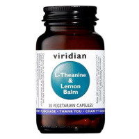 Viridian L-Theanine & Lemon Balm (L-Theanin s meduňkou) 90 kapslí
