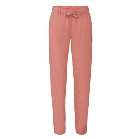esmara Dámské lněné kalhoty (růžová)
