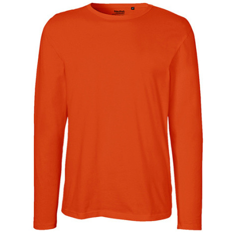 Neutral Pánské tričko s dlouhým rukávem NE61050 Orange
