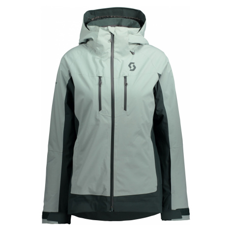Dámská lyžařská bunda SCOTT Jacket W's Ultimate DRX, fog green/tree green  (vzorek) | Modio.cz