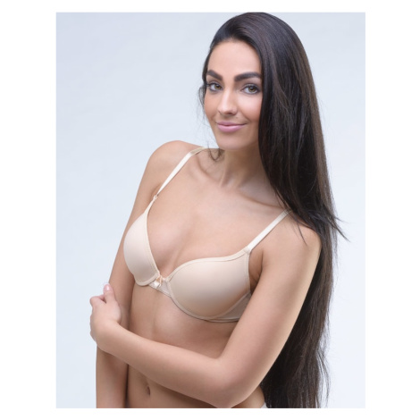 Podprsenka push-up hladká 17000P tělová