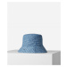 Klobouk karl lagerfeld k/essential bucket hat denim modrá