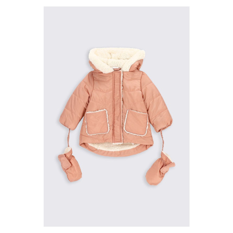 Dětská bunda Coccodrillo růžová barva