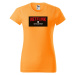 DOBRÝ TRIKO Vtipné dámské tričko NETFLINK Barva: Tangerine orange