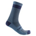 CASTELLI Cyklistické ponožky klasické - ALPHA 18 - modrá