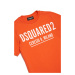 Tričko dsquared relax t-shirt orange