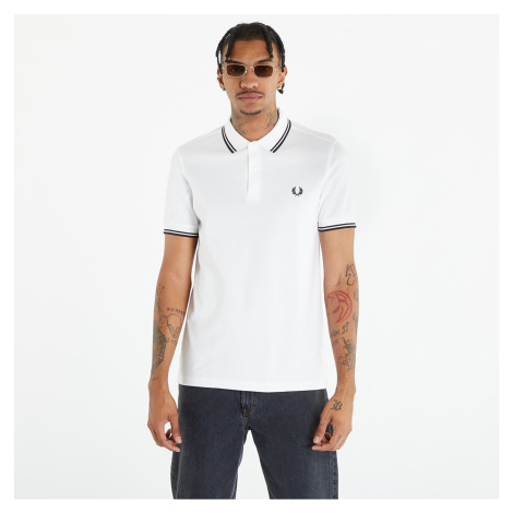 FRED PERRY Twin Tipped Short Sleeve Tee White