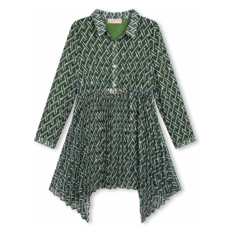 Dívčí šaty Michael Kors zelená barva, mini