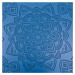 Gumová jóga podložka Sportago Šánti 183x66 cm - tmavě modrá
