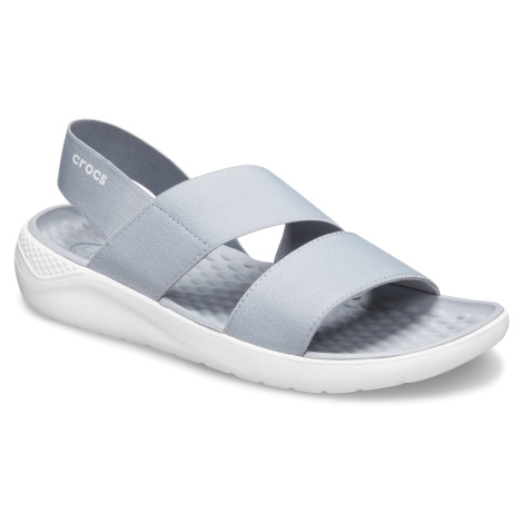 Crocs LiteRide Stretch Sandal W Light Grey/White W5