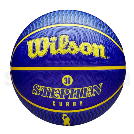 Wilson NBA Player Icon Outdoor Bskt Curry U WZ4006101XB - blue/yellow