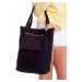 Black cloth bag with removable strap