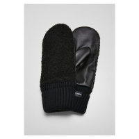 Sherpa Imitation Leather Gloves