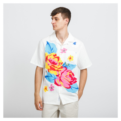 Vans MN Anaheim Needlepoit Floral Woven Shirt bílá / multicolor