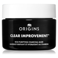 Origins Clear Improvement® Rich Purifying Charcoal Mask čisticí maska s aktivním uhlím 30 ml